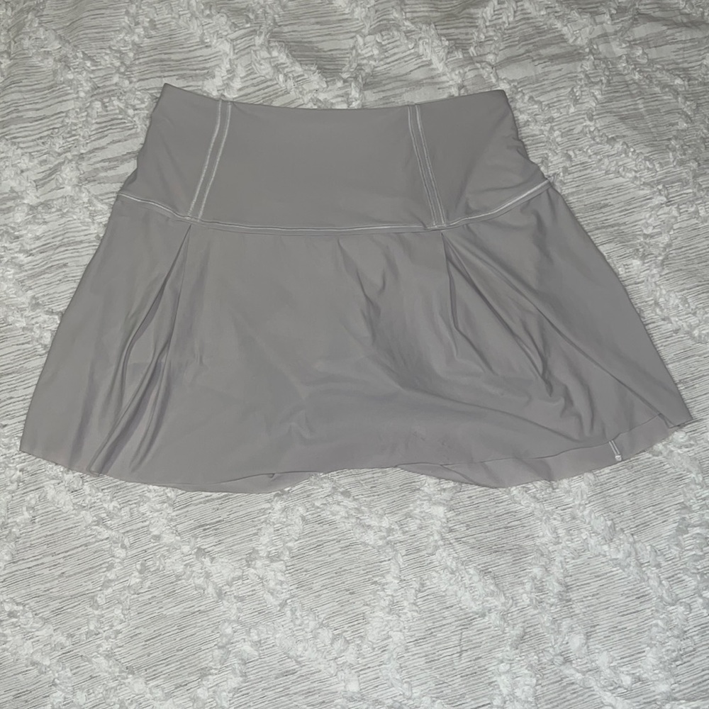 White/grey lululemon tennis skirt